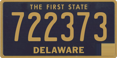 DE license plate 722373