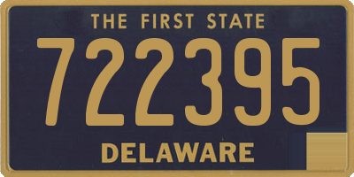 DE license plate 722395