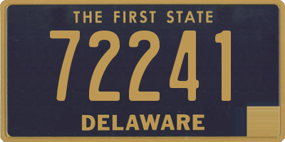 DE license plate 72241