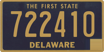 DE license plate 722410
