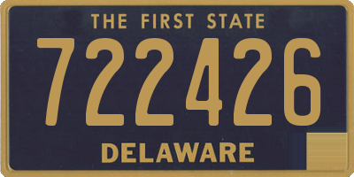DE license plate 722426