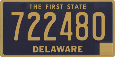 DE license plate 722480