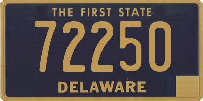 DE license plate 72250