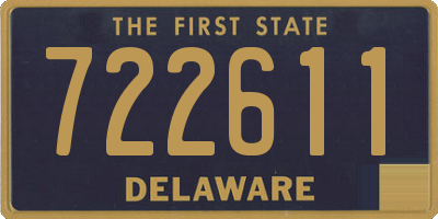 DE license plate 722611