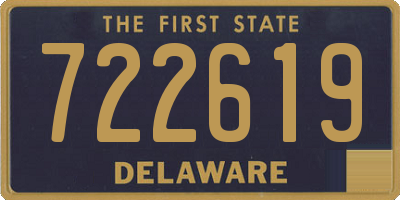 DE license plate 722619
