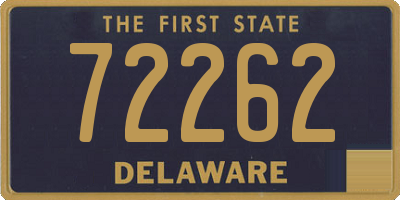 DE license plate 72262