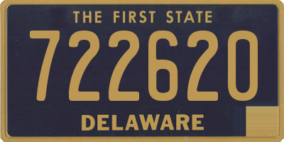 DE license plate 722620
