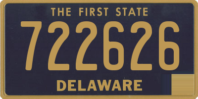 DE license plate 722626