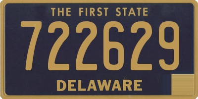 DE license plate 722629