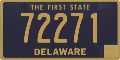 DE license plate 72271