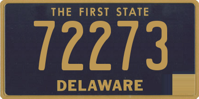 DE license plate 72273