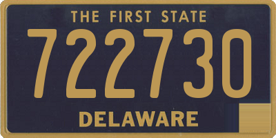 DE license plate 722730