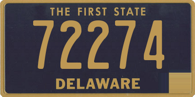 DE license plate 72274