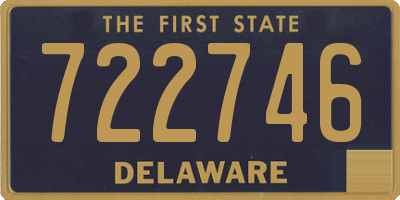 DE license plate 722746