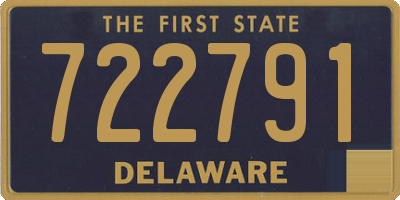 DE license plate 722791