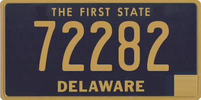 DE license plate 72282