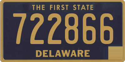 DE license plate 722866