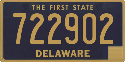 DE license plate 722902