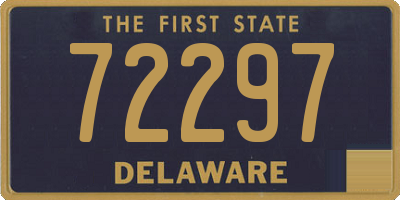 DE license plate 72297