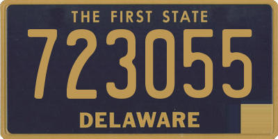 DE license plate 723055