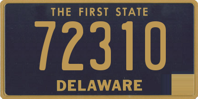 DE license plate 72310