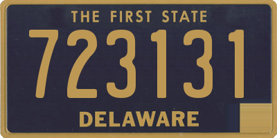DE license plate 723131