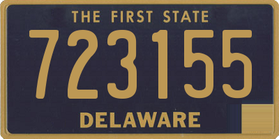 DE license plate 723155