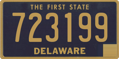 DE license plate 723199