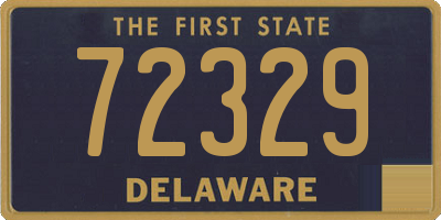 DE license plate 72329