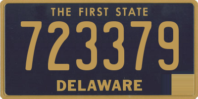 DE license plate 723379