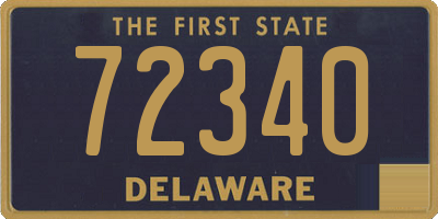 DE license plate 72340