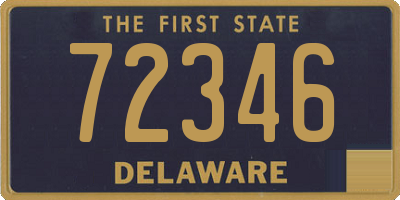 DE license plate 72346