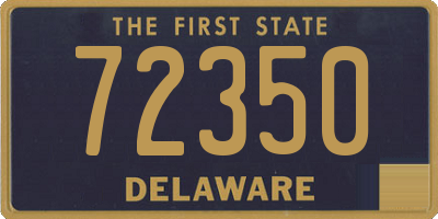 DE license plate 72350
