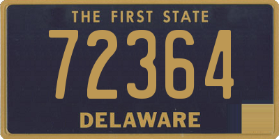 DE license plate 72364