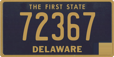 DE license plate 72367