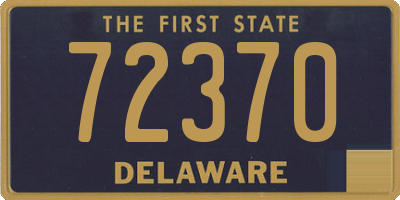 DE license plate 72370