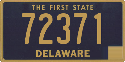 DE license plate 72371