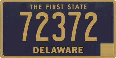 DE license plate 72372