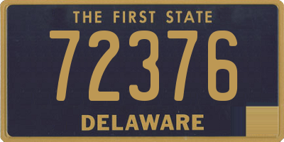 DE license plate 72376