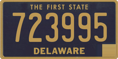 DE license plate 723995