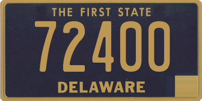 DE license plate 72400
