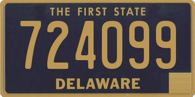 DE license plate 724099