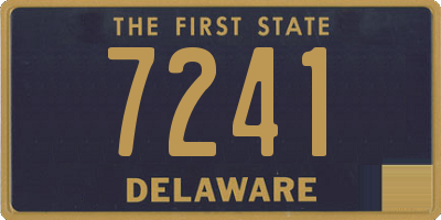 DE license plate 7241