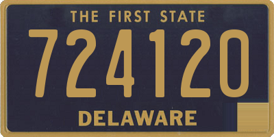 DE license plate 724120
