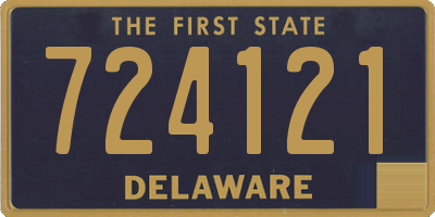 DE license plate 724121