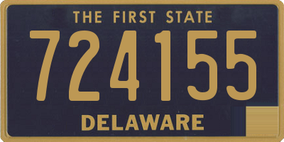 DE license plate 724155