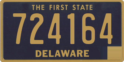 DE license plate 724164
