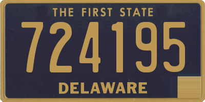 DE license plate 724195