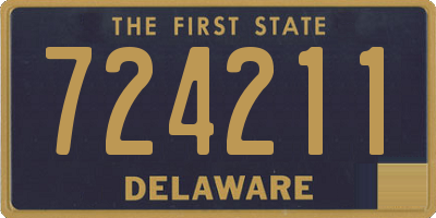 DE license plate 724211