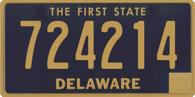 DE license plate 724214